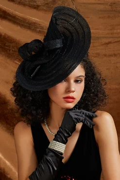 BABEYOND Fascinators<Exquisite Wide-Brim Floral Fascinator