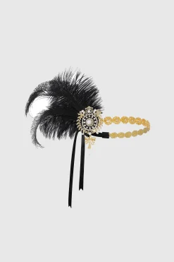BABEYOND Feather | Feather<Fancy Embellished Feather Hairband
