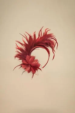 BABEYOND Fascinators<Feather Flower Headband Fascinator