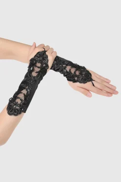 BABEYOND Flapper | Gloves<11.7" Finger Loop Lace Flapper Gloves