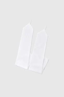BABEYOND Gloves<19'' Finger Loop Satin Stretchy Gloves