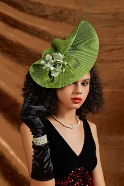 BABEYOND Fascinators<Floral Embellished Asymmetrical Fascinator
