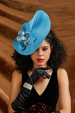 BABEYOND Fascinators<Floral Embellished Asymmetrical Fascinator