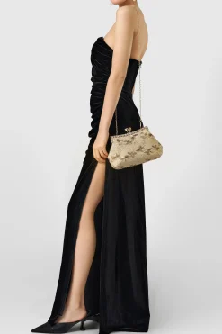 BABEYOND Handbags | Rhinestone<Floral Embroidery Rhinestone Evening Clutch