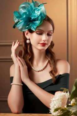 BABEYOND Fascinators<Floral Feather Tea Party Fascinator