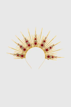 BABEYOND Halo Crown<Floral Pearl Mary Goddess Halo Crown