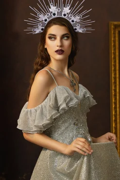 BABEYOND Halo Crown<Floral Sunburst Goddess Mary Halo Crown