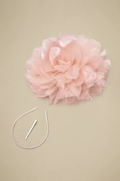 BABEYOND Fascinators<Fluffy Mesh Flower Headband Fascinator