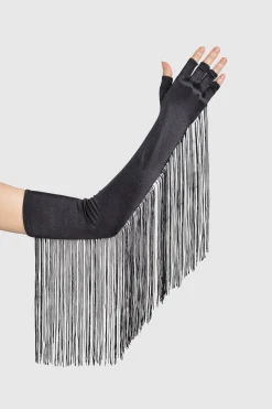 BABEYOND Gloves | Flapper<19.7" Fringe Fingerless Flapper Gloves