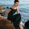 BABEYOND Evening Dresses | Formal Dresses<Geometric Embroidery Single Shoulder Evening Gown