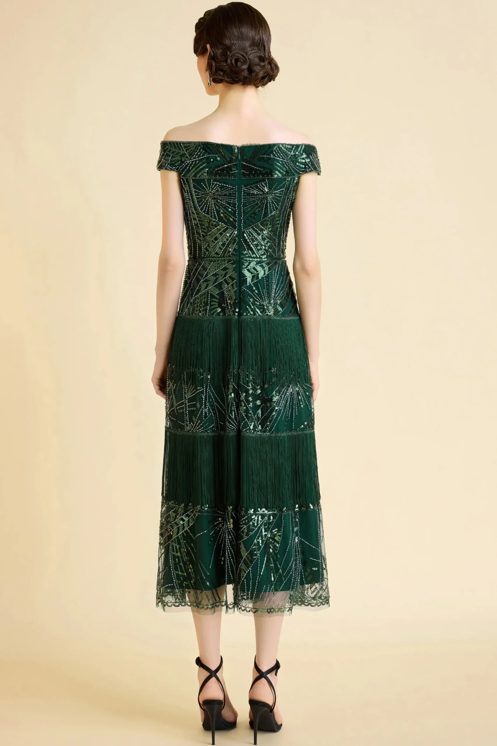 BABEYOND Evening Dresses | Formal Dresses<Geometric Embroidery Single Shoulder Evening Gown