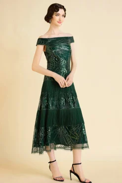 BABEYOND Evening Dresses | Formal Dresses<Geometric Embroidery Single Shoulder Evening Gown