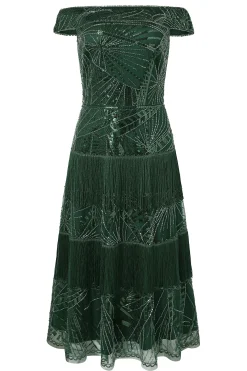 BABEYOND Evening Dresses | Formal Dresses<Geometric Embroidery Single Shoulder Evening Gown