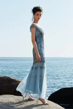 BABEYOND Evening Dresses | Formal Dresses<Geometric One-Shoulder Mermaid Evening Gown