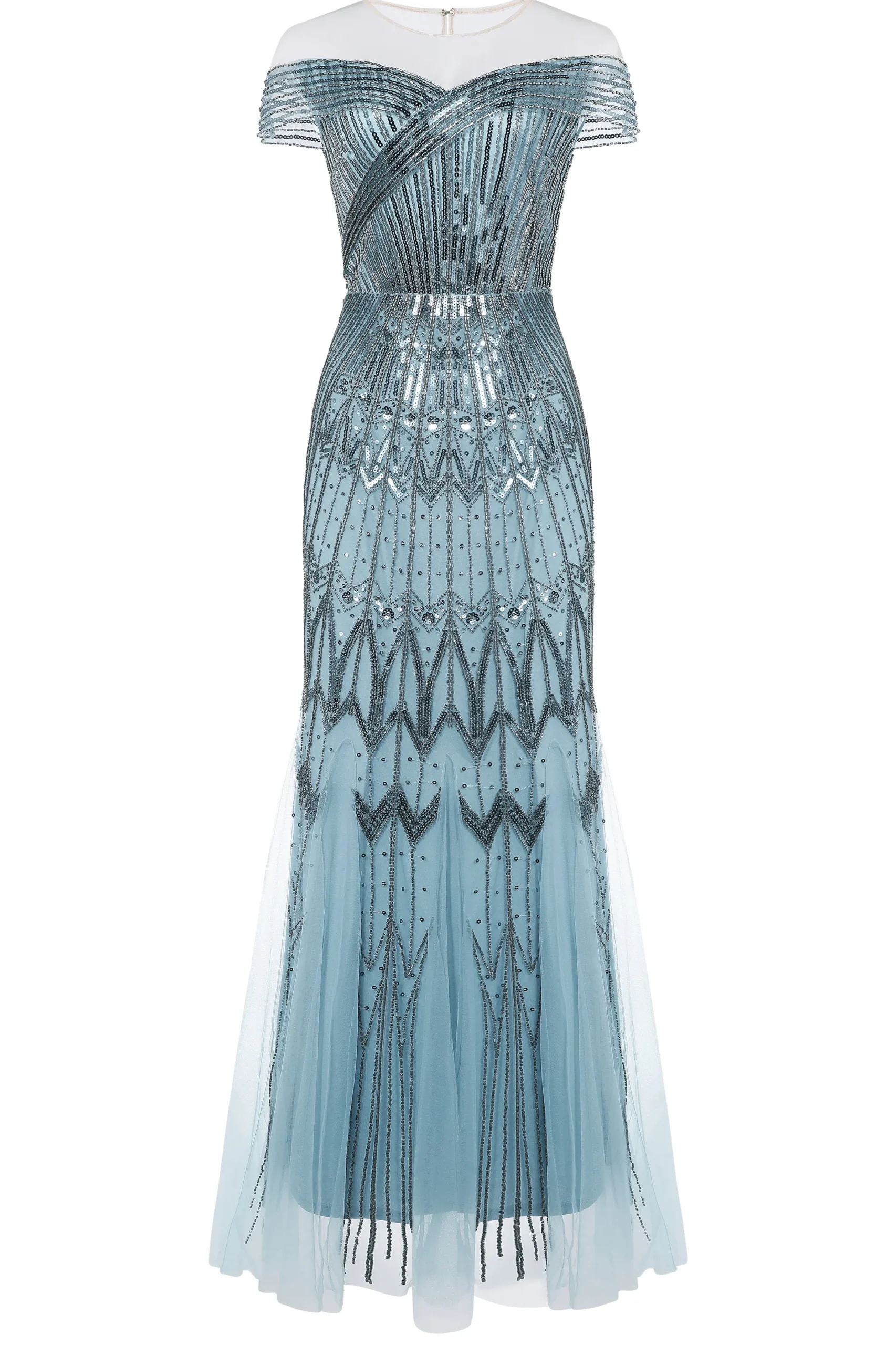 BABEYOND Evening Dresses | Formal Dresses<Geometric One-Shoulder Mermaid Evening Gown