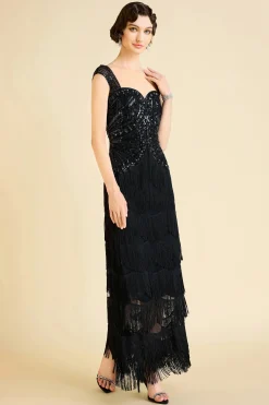 BABEYOND Evening Dresses | Wedding Dresses<Geometric Rhinestone Fringe Evening Gown