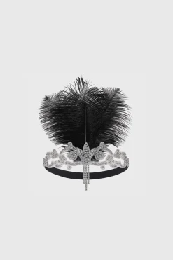 BABEYOND Feather | Rhinestone<Glamorous Art Deco Feather Headband