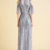 BABEYOND Evening Dresses | Sequin<Glamorous Cold-Shoulder Beaded Evening Gown