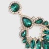 BABEYOND Earrings<Glamorous Emerald Chandelier Earrings