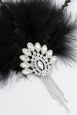 BABEYOND Feather | Feather<Glamorous Feathered Crystal Headband