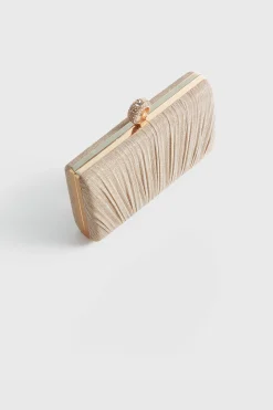 BABEYOND Handbags | Casual<Glamorous Glitter Pleated Clutch Purse