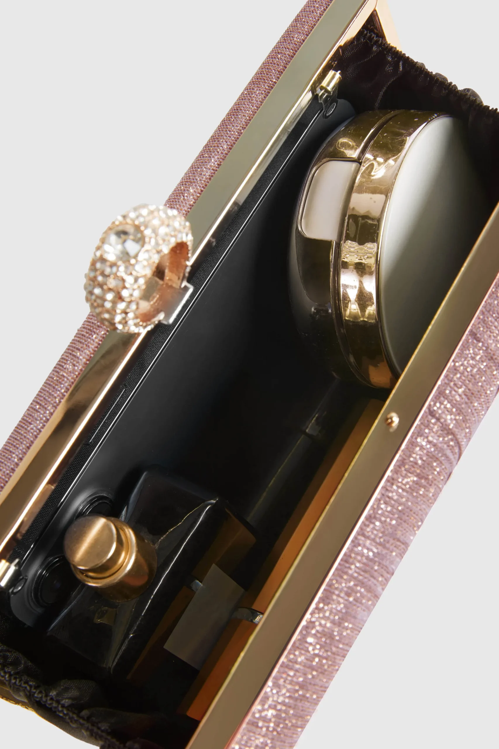 BABEYOND Handbags | Casual<Glamorous Glitter Pleated Clutch Purse