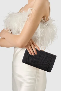 BABEYOND Handbags | Casual<Glamorous Glitter Pleated Clutch Purse