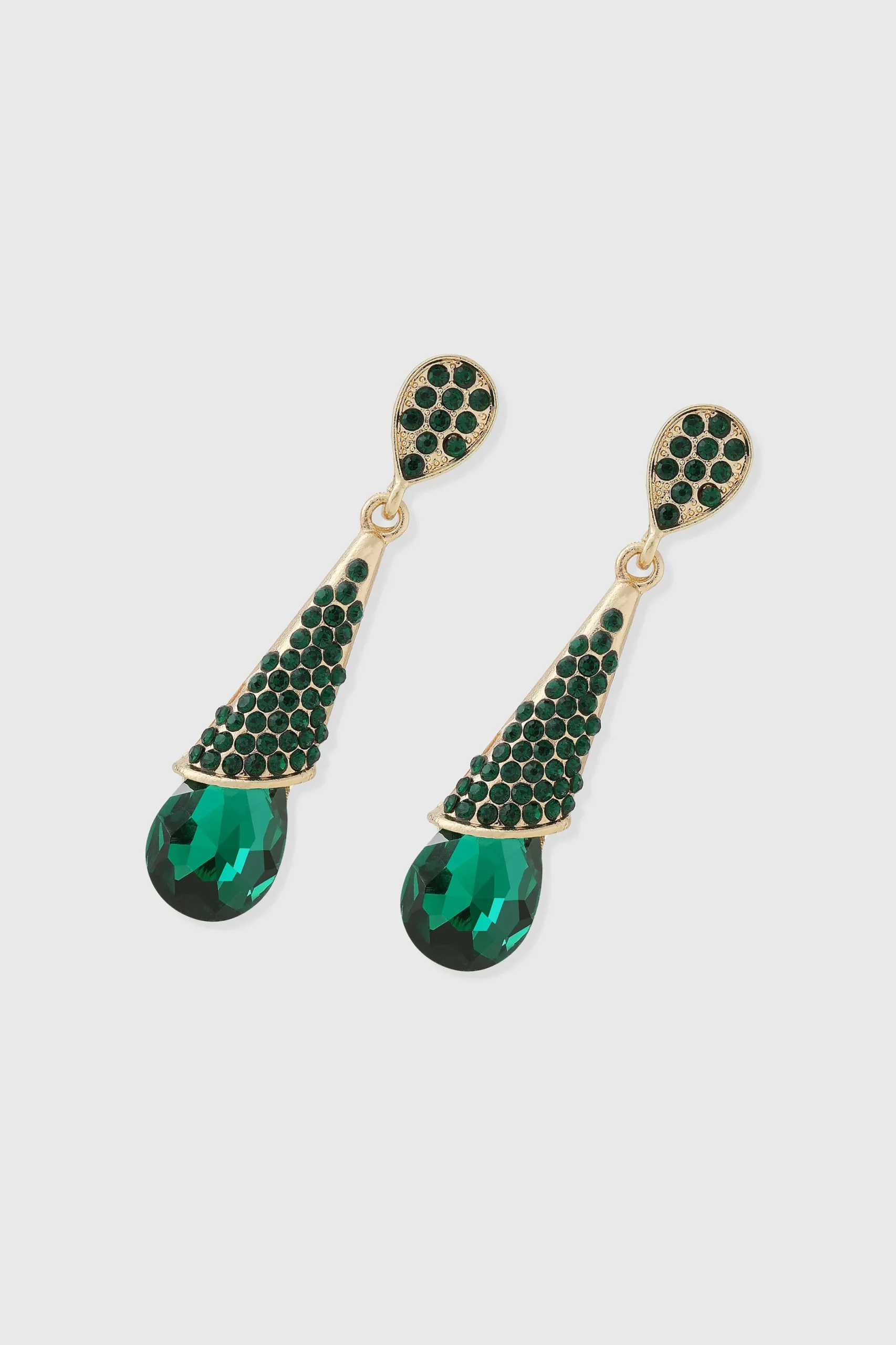 BABEYOND Earrings | Vintage<Glamorous Pave Teardrop Earrings