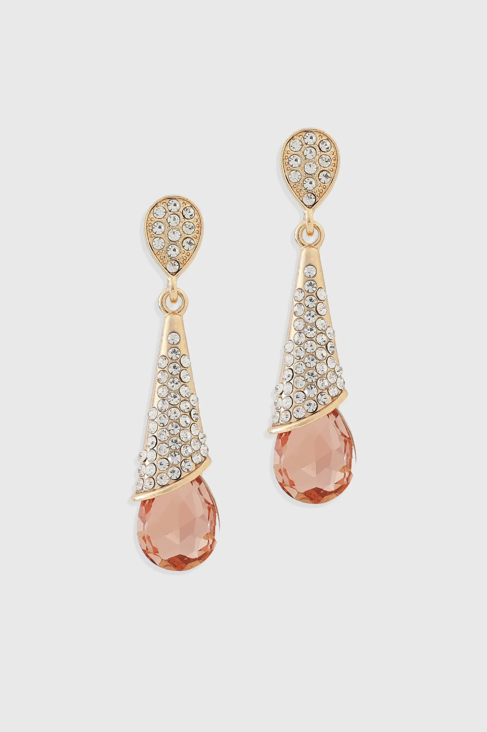 BABEYOND Earrings | Vintage<Glamorous Pave Teardrop Earrings