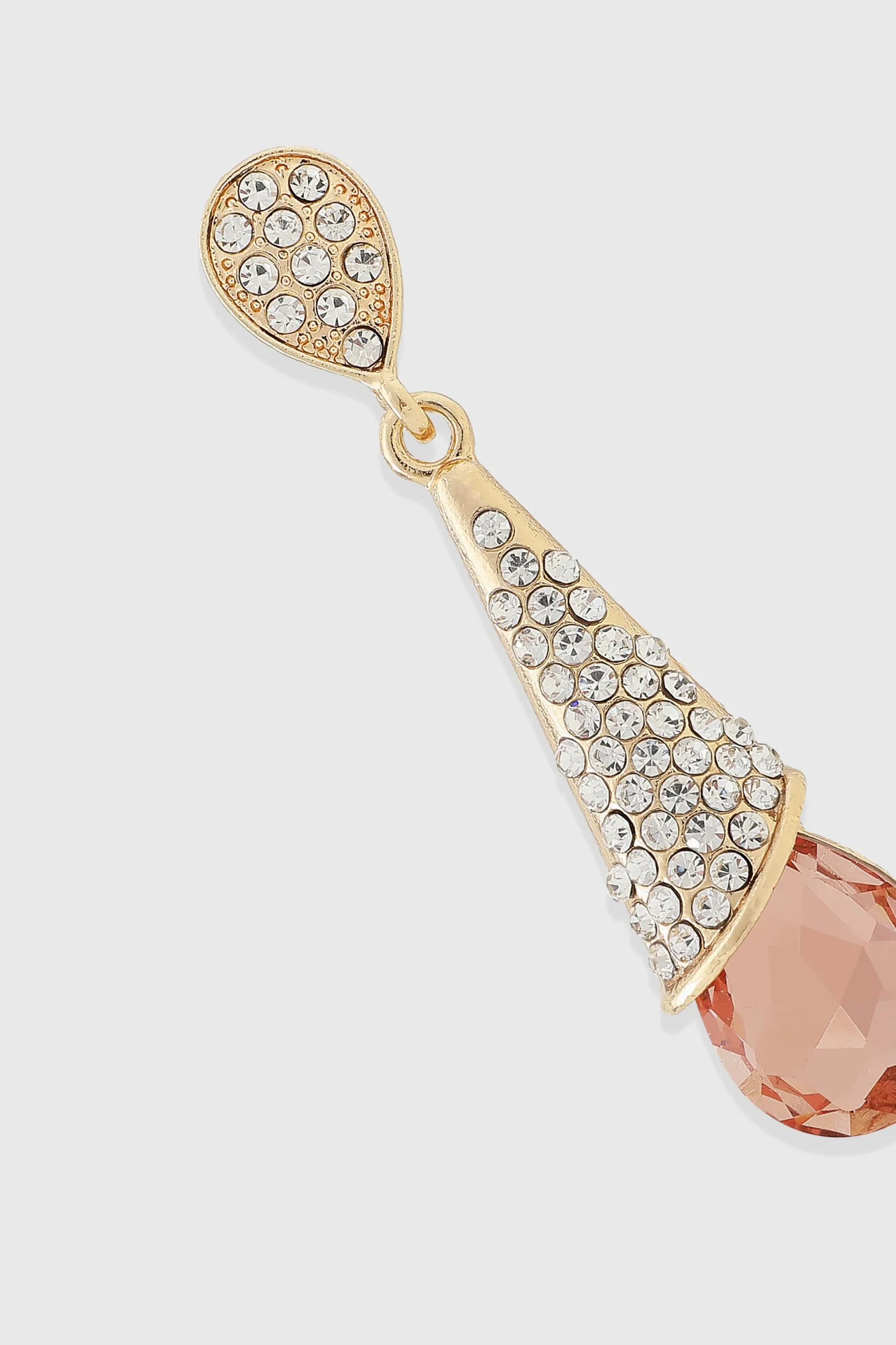 BABEYOND Earrings | Vintage<Glamorous Pave Teardrop Earrings