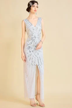 BABEYOND Evening Dresses | Wedding Dresses<Glamorous Peacock Sequin Slit Evening Gown