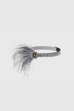 BABEYOND Feather | Rhinestone<Glamorous Rhinestone Pearl Feather Headband
