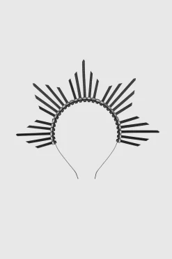 BABEYOND Halo Crown<Gleaming Zip Tie Spiked Goddess Halo Crown