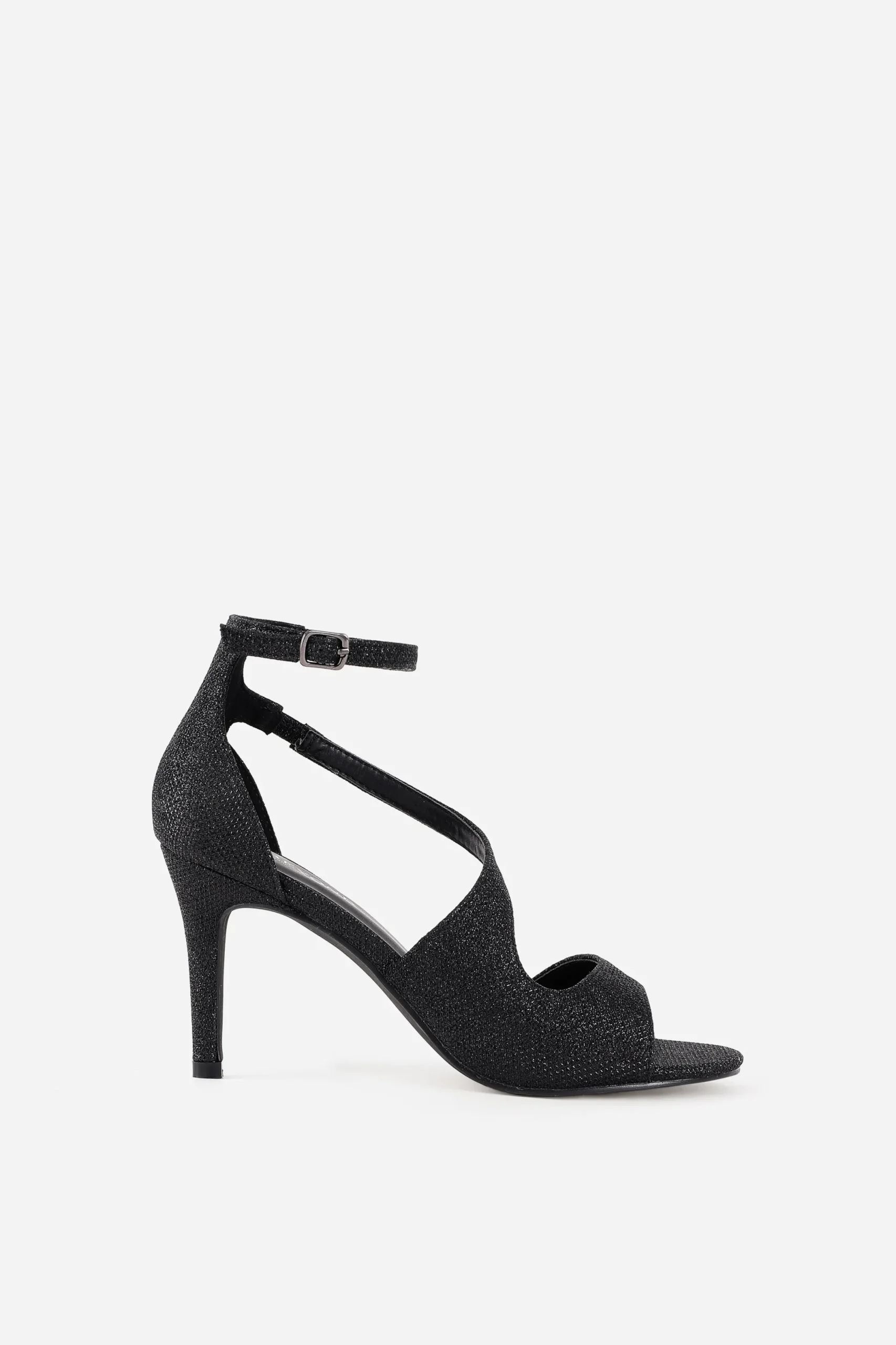 BABEYOND Shoes | Vintage<Glitter Open Toe Retro High Heels
