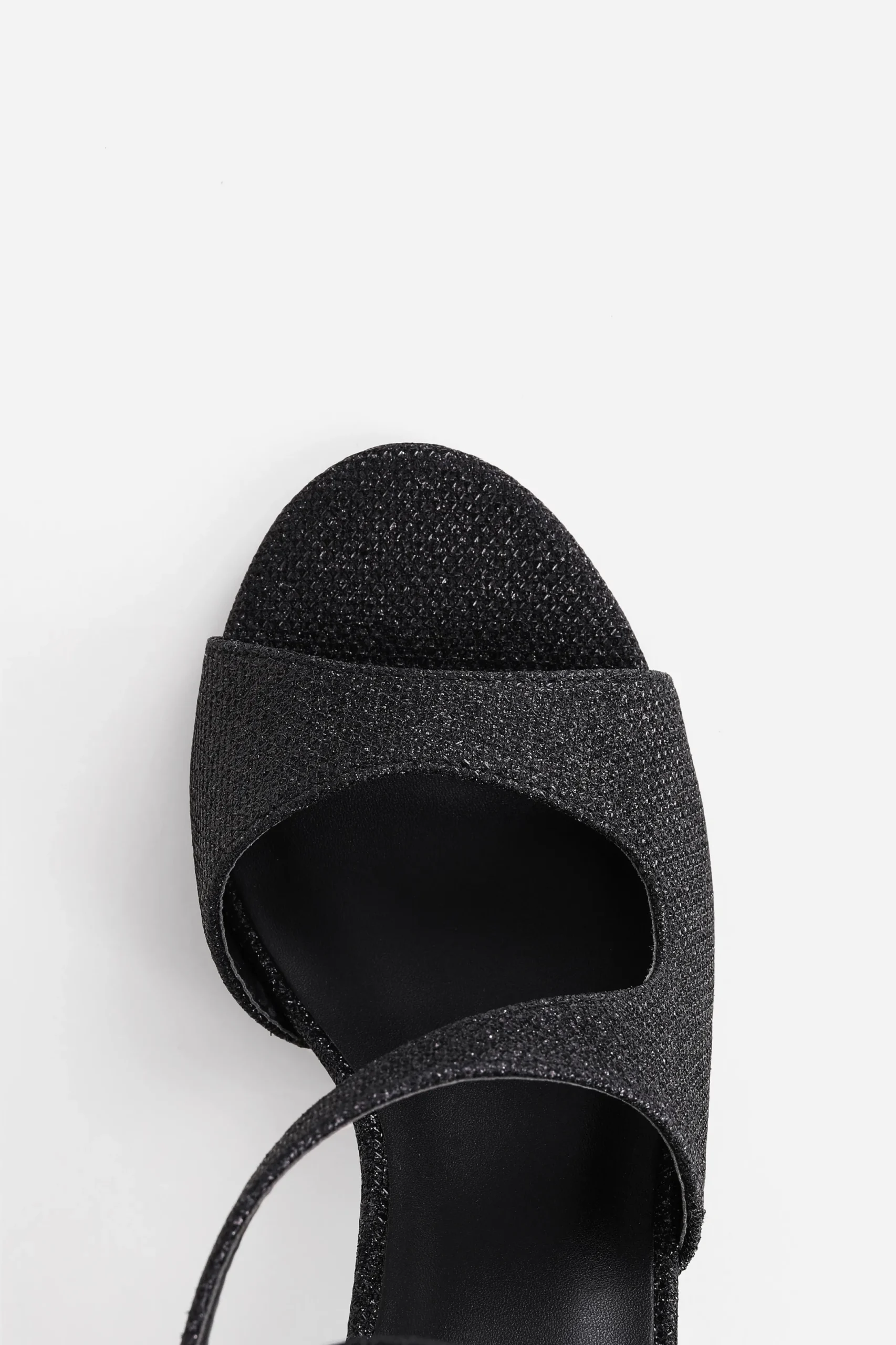 BABEYOND Shoes | Vintage<Glitter Open Toe Retro High Heels