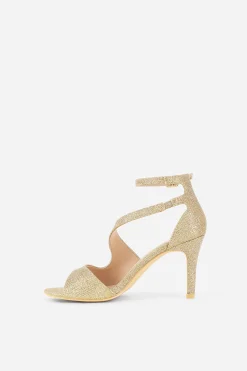 BABEYOND Shoes | Vintage<Glitter Open Toe Retro High Heels