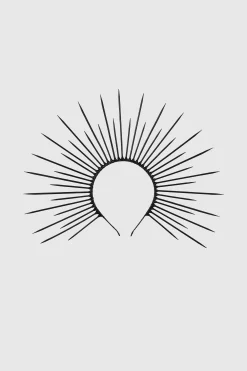 BABEYOND Halo Crown<Glittering Greek Goddess Sunburst Halo Crown