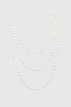 BABEYOND Necklaces | Lady<Gorgeous Long Faux Pearl Necklace