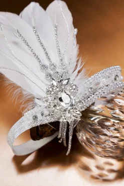 BABEYOND Feather | Chain<Gorgeous Rhinestone Feather Headpiece