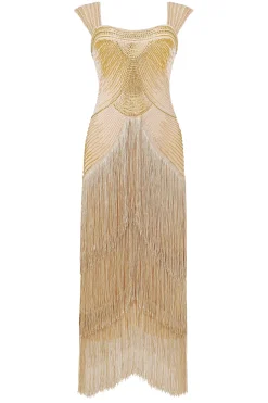 BABEYOND Evening Dresses | Sequin<Graceful Gradient Bead Fringe Evening Gown
