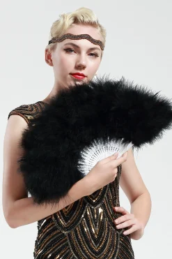 BABEYOND Fans | Flapper<Handheld Marabou Feather Flapper Fan