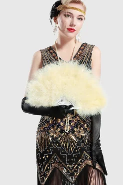 BABEYOND Fans | Flapper<Handheld Marabou Feather Flapper Fan