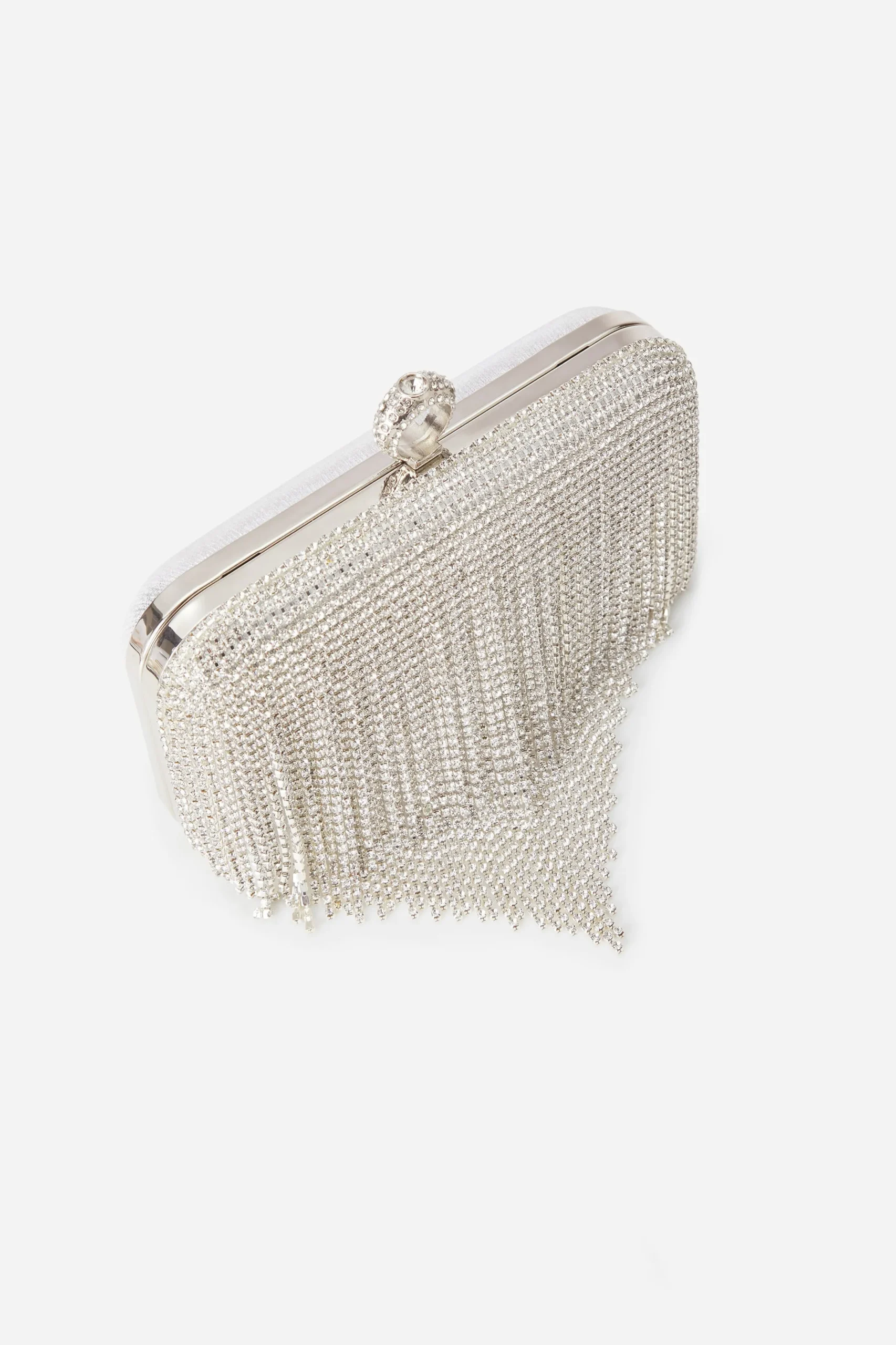 BABEYOND Handbags | Rhinestone<Heart Shape Rhinestone Tassels Handbag