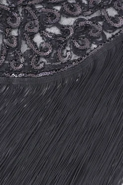 BABEYOND Shawls & Scarves<Heart Shaped Long Fringed Sequin Shawl