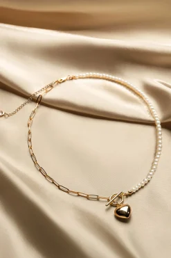 BABEYOND Necklaces | Pearl<Heart-Shaped Pendant Pearl Necklace