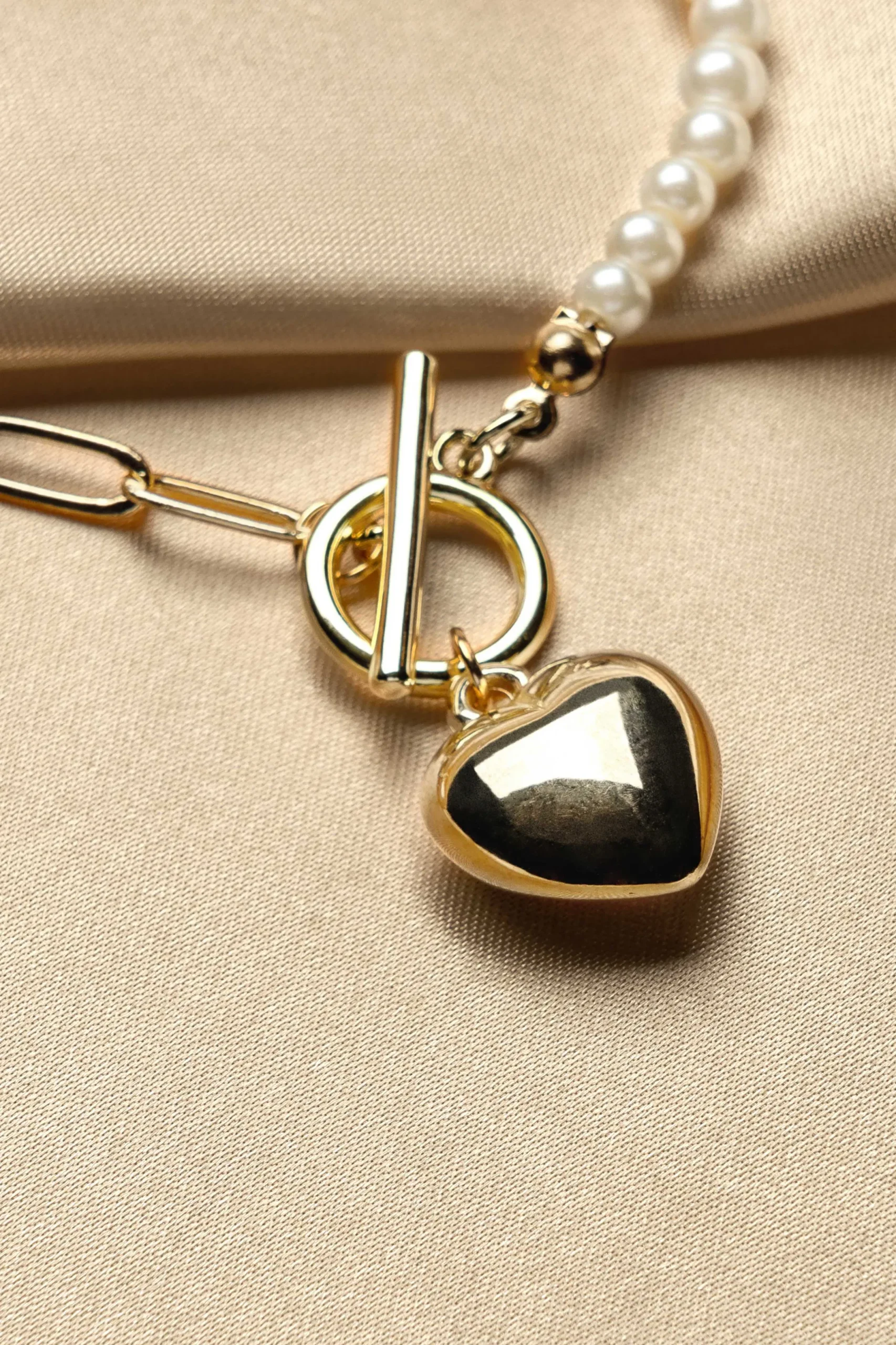 BABEYOND Necklaces | Pearl<Heart-Shaped Pendant Pearl Necklace