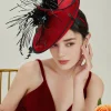 BABEYOND Fascinators<Irregular Spindle Feather Fascinator