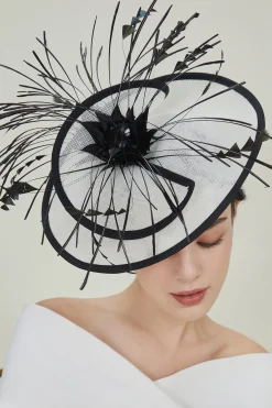 BABEYOND Fascinators<Irregular Spindle Feather Fascinator