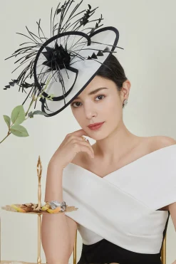 BABEYOND Fascinators<Irregular Spindle Feather Fascinator