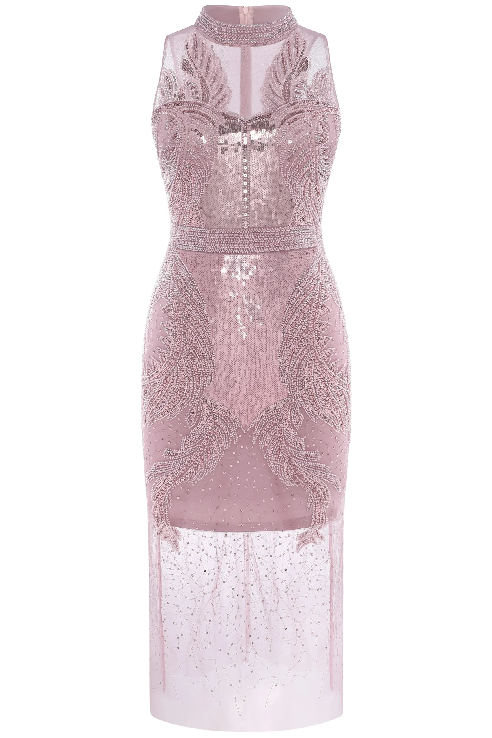 BABEYOND Evening Dresses | Formal Dresses<La Revue Nègre Feather Beading Evening Gown